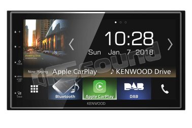 DMX7018DABS monitor 6,8'' con Tuner DAB+, Bluetooth, Apple CarPlay, Android Auto Kenwood