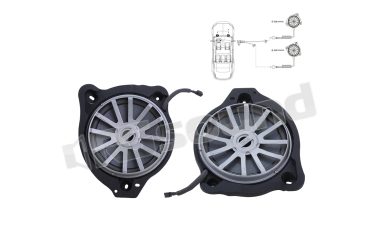 BZW80L/R Coppia di subwoofer dedicati per Mercedes Steg