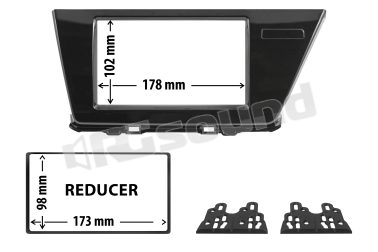 03752 supporto autoradio 2Din Kia Niro Phonocar