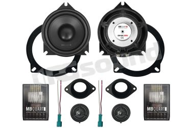 QM100CBMW kit altoparlanti 2 vie 100 mm per bmw 120W MB Quart