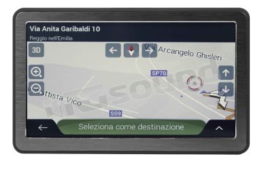 NV005 navigatore ultra-slim con display 7'' Phonocar