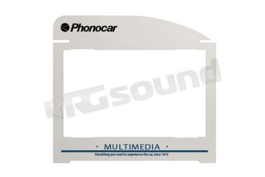89966 Espositore autoradio 2 DIN in metallo Phonocar