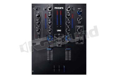 UNO Analog scratch mixer a 2 canali per DJ con 7 input e crossfader Galileo Mixars