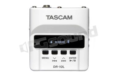 DR-10LW registratore digitale con microfono lavalier – finitura bianca TASCAM