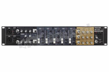 MZ-223 mixer professionale in grado di assegnare BGM e annunci a tre aree TASCAM