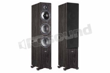 TESI 661 N diffusore a 3 vie da pavimento con 2 woofer 160mm - finitura vinile rovere nero Indiana Line