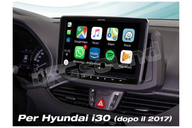 ILX-F903-i30 monitor 9'' per Hyundai i30 - con Apple CarPlay e Android Auto Alpine