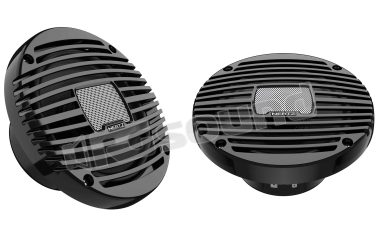 HEX 6.5 M-C Coppia di coassiali marini 165mm con griglia finitura nera Hertz