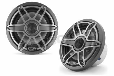 M6-650X-S-GmTi coassiali 165mm finitura titanio, griglia sportiva JL Audio