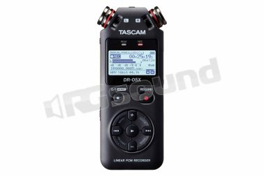 DR-05X registratore portatile 96 KHz - 24 Bit Wav e MP3 TASCAM