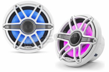 M6-770X-S-GwGw-i coassiali 196mm finitura bianca, griglia sportiva - illuminazione LED variabile JL Audio