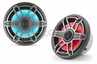 M6-770X-S-GmTi-i coassiali 196mm finitura titanio, griglia sportiva - illuminazione LED variabile JL Audio