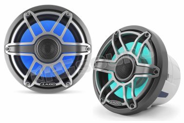 M6-880X-S-GmTi-i coassiali 224mm finitura titanio, griglia sportiva - illuminazione LED variabile JL Audio
