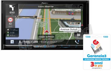 AVIC-Z920DAB monitor 7'' con navigazione, Apple CarPlay, Android Auto, tuner DAB+, garanzia extra 3 anni Pioneer