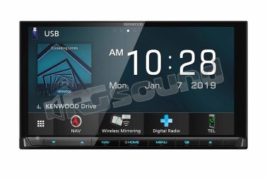 DNX9190DABS monitor 6.8'' Apple CarPlay e Android Auto Kenwood