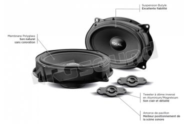 IS RNI 690 altoparlanti ellittici a 2 vie 6x9'' per Dmax, Navara, Alaskan Focal