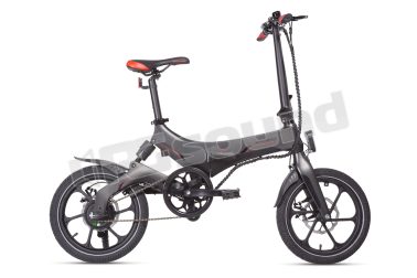 Portofino bici elettrica pieghevole compatta, telaio in magnesio e freni a disco Macrom