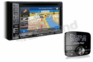 INE-W990HDMI+DAB kit composto dal monitor INE-W990HDMI + Ezi-DAB-GO Alpine