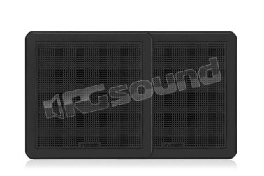 010-02299-11 FM-F65SB altoparlanti da incasso 165 mm griglia quadrata finitura nera Fusion
