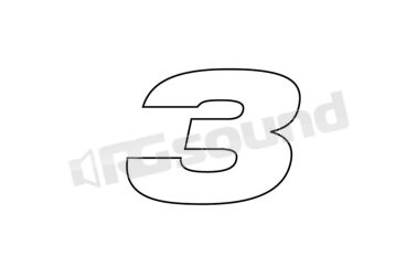 AT3 numero 3 adesivo per pneumatico Simoni Racing