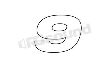 AT9 numero 9 adesivo per pneumatico Simoni Racing