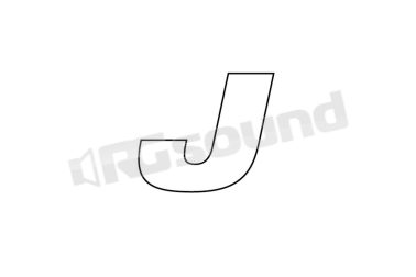 ATJ lettera J adesiva per pneumatico Simoni Racing
