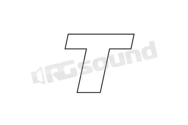 ATT lettera T adesiva per pneumatico Simoni Racing