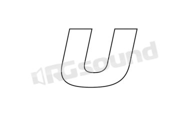 ATU lettera U adesiva per pneumatico Simoni Racing