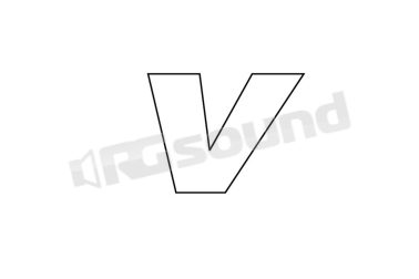 ATV lettera V adesiva per pneumatico Simoni Racing