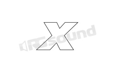 ATX lettera X adesiva per pneumatico Simoni Racing
