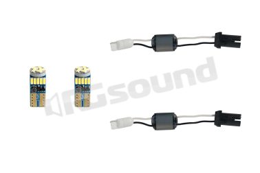 PFGP kit luci posizioni T10 led + led warning canceller per Fiat Grande Punto Simoni Racing