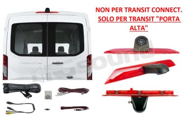 DGCTRA Retrocamera 12v a colori NTSC per Ford Turneo e Transit 2015 RG Sound