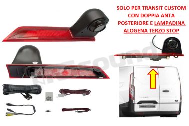 DGCCUSTOM2A retrocamera terzo stop per Ford Transit Custom RG Sound