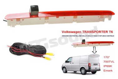 DGC1PT5T6 retrocamera terzo stop per VW Trasporter e Caravelle RG Sound