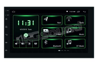 VM001DK Monitor Tft/Lcd 7'' con sistema Android, Dab+, mappa Europa TRUCK inclusa Phonocar