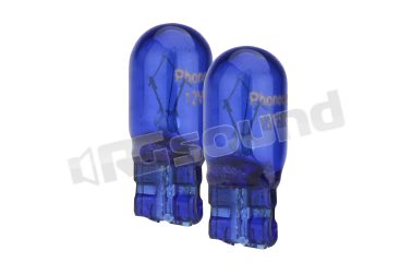 07170 coppia di lampade alogene " Super White" T10 Bulb Phonocar