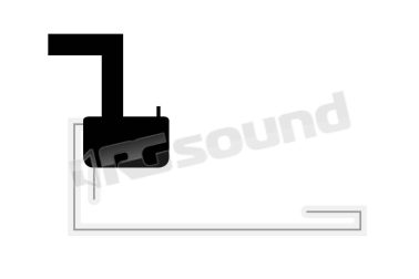 08194 antenna DAB attiva a vetro 90° - connettore SMB Phonocar