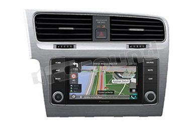 AVIC-EVO1-G72-DMD monitor 7'' con navigazione per VW Glof VII - finitura alluminio spazzolato Pioneer