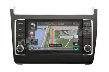AVIC-EVO1-PL2-VAL monitor con navigazione custom fit VW Polo dal 2014 - finitura nera Pioneer