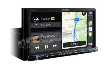 INE-W720DC Monitor 7'' con navigazione TomTom per mezzi pesanti - Compatibile con Apple CarPlay e Android Auto Alpine