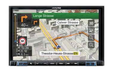 X803DC-U Monitor 8" con navigatore TomTom compatibile Apple CarPlay e Android Auto Alpine