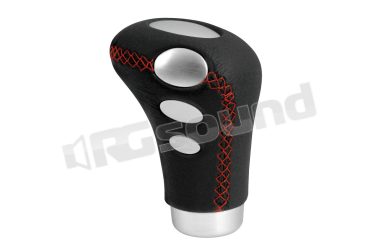 00078 Pelle nera con cuciture colorate e alluminio Pilot