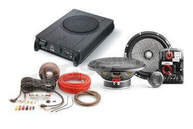 FOC-SSB-MOON sistema altoparlanti a 2 vie con sub amplificato e kit di cablaggio Focal