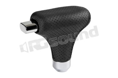 00246 Pelle nera con cuciture nere e alluminio cromato Pilot