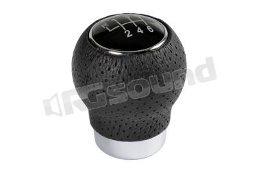 00247 Pelle nera con cuciture nere e alluminio cromato Pilot