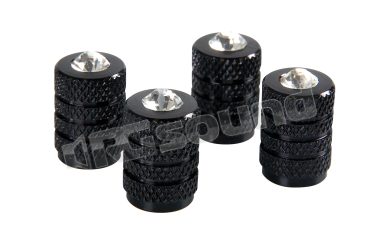 02479 Set 4 tappi coprivalvola universali per auto e moto Pilot