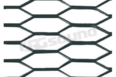 04579 Racing Grill - Hexagon 8x25 mm - 100x33 cm - Nero anodizzato Pilot