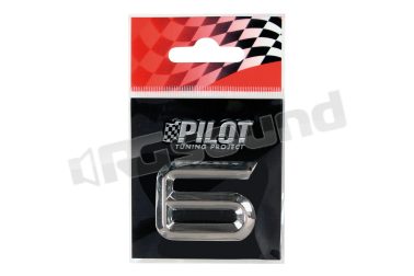 07093 Lettere, numeri e simboli adesivi - conf. 10 pz Pilot