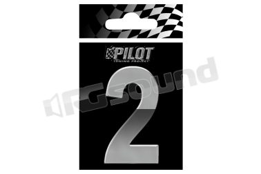 07138 Lettere, numeri e simboli adesivi - conf. 10 pz Pilot
