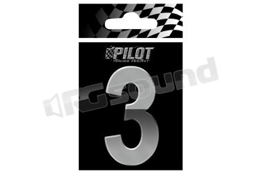 07139 Lettere, numeri e simboli adesivi - conf. 10 pz Pilot